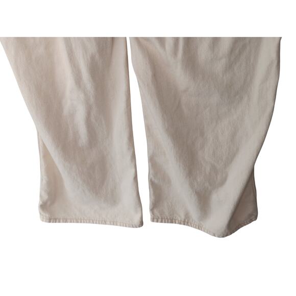 Wrangler Mid Rise Wide Leg Cream Jeans Size 29x32 Cotton Hemp - Picture 9 of 16